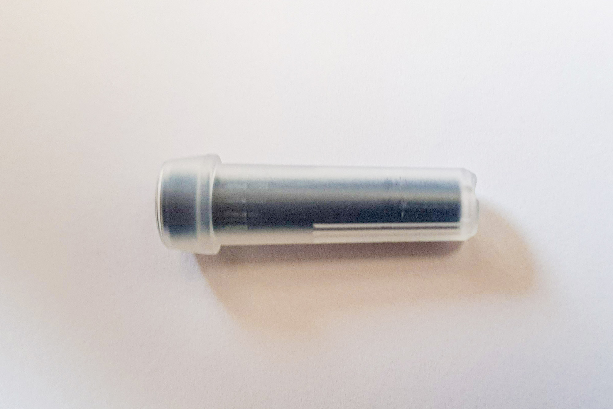 Launching 5/8-inch rigid needle shield, infusion discs